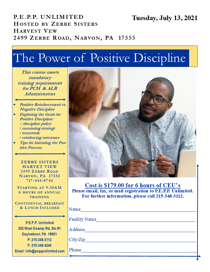POWER OF POSITIVE DISCIPLINE HOST ZERBE