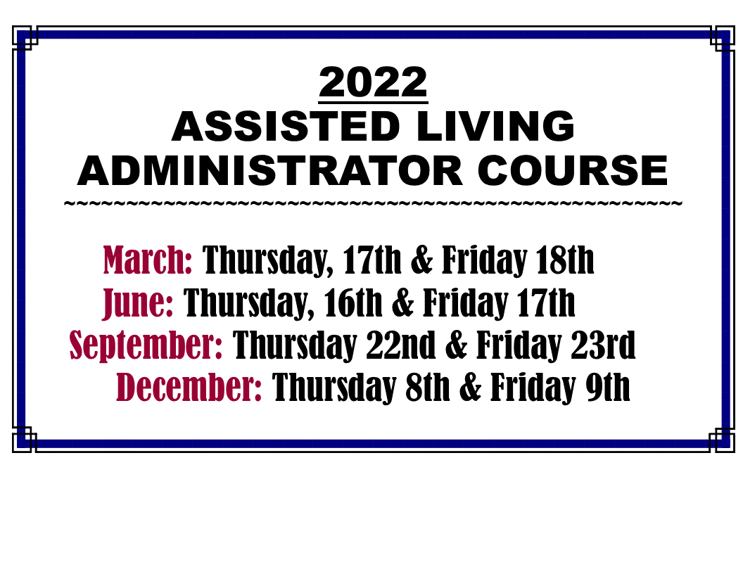 ALR Class Dates 2022